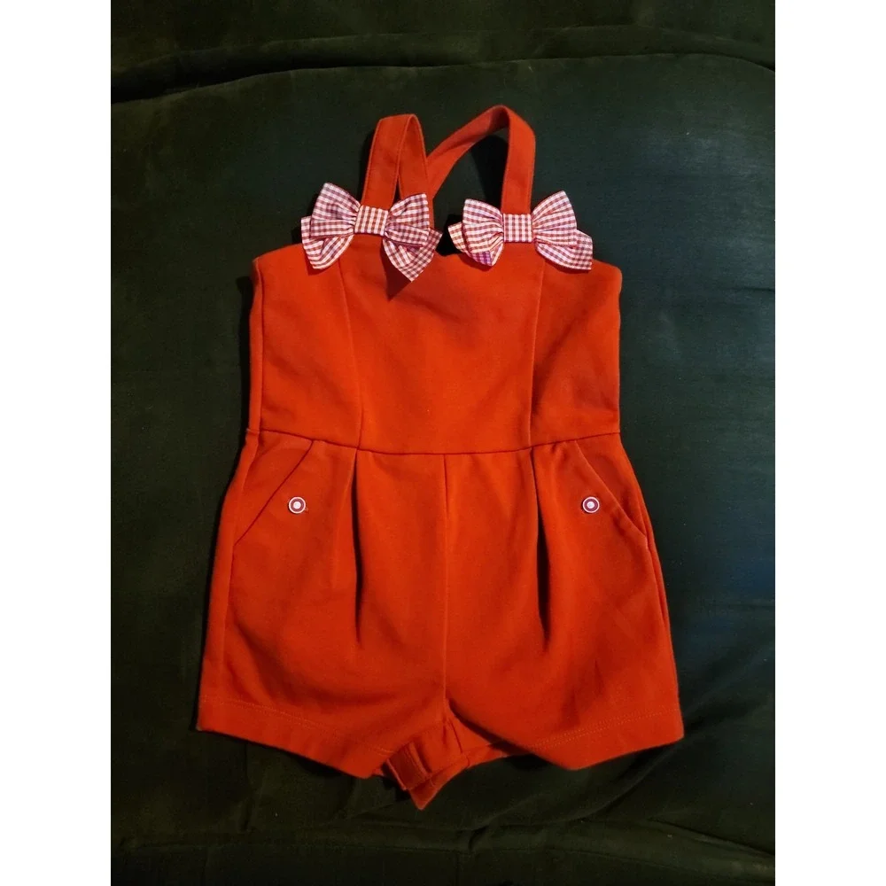Romper by Janie and Jack red one piece‎ size 6 12 months